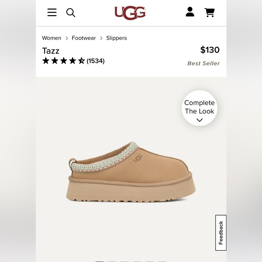 Ugg Tazz slipper